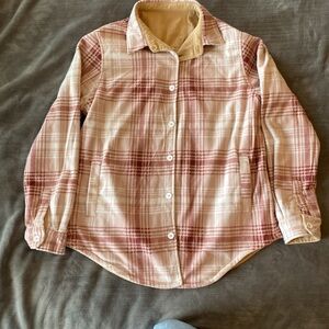 Reversible shirt jacket, shacket